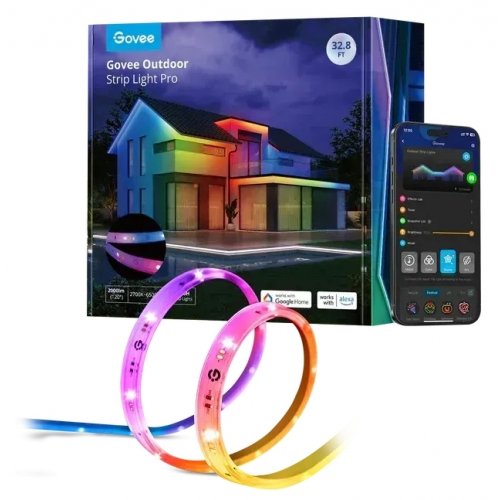 Розумна світлодіодна стрічка Govee H70A1 Outdoor Strip Light Pro 10m (H70A13D1) купити в Україні: Київ, Львів, Хмельницький, Тернопіль, Івано-Франківськ | Низька ціна, відгуки, характеристики від TELEMART фото