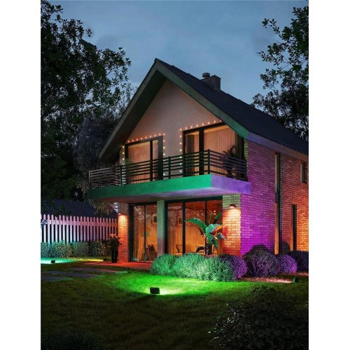 Набір настінних світильників Govee H8057 Outdoor FLood Lights 4 шт. (H8057C11) купити в Україні: Київ, Львів, Хмельницький, Тернопіль, Івано-Франківськ | Низька ціна, відгуки, характеристики від TELEMART фото