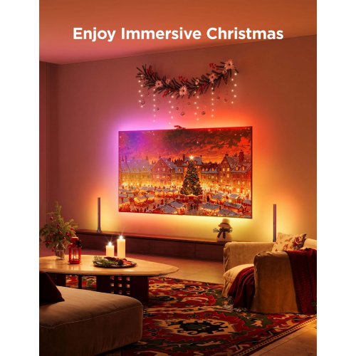 Набір адаптивного підсвічування Govee H66A0 Backlight 3 Pro (R2A80C11) купити в Україні: Київ, Львів, Хмельницький, Тернопіль, Івано-Франківськ | Низька ціна, відгуки, характеристики від TELEMART фото