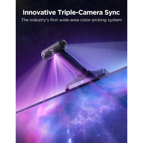 Набір адаптивного підсвічування Govee H66A1 Backlight 3 Pro (R2A81C11) купити в Україні: Київ, Львів, Хмельницький, Тернопіль, Івано-Франківськ | Низька ціна, відгуки, характеристики від TELEMART фото