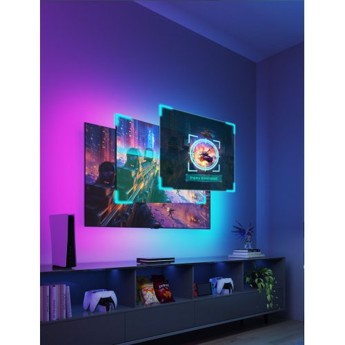 Набір адаптивного підсвічування Govee H8604 Govee AI Sync Box Kit 2 (H8604C12) купити в Україні: Київ, Львів, Хмельницький, Тернопіль, Івано-Франківськ | Низька ціна, відгуки, характеристики від TELEMART фото