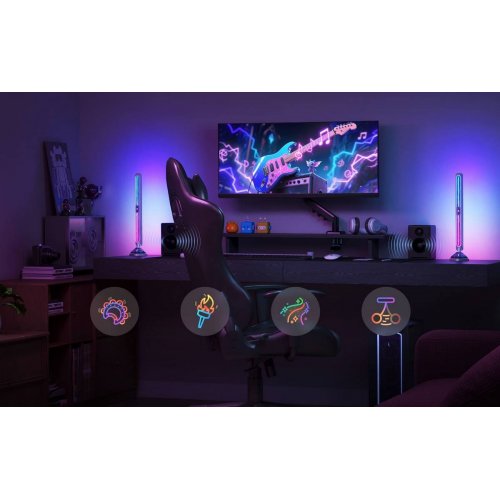 Набір адаптивного підсвічування Govee H6048 Gaming Light Bars Pro (H8048C81) купити в Україні: Київ, Львів, Хмельницький, Тернопіль, Івано-Франківськ | Низька ціна, відгуки, характеристики від TELEMART фото