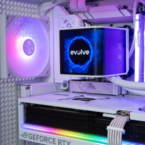 Компьютер EVOLVE UltraPart TRYX Pro (EVUP-TXR980X3DN509-D564S2TWH) White купить в Украине | Telemart фото