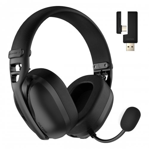 Уцінка навушники HATOR Hyperpunk 3 Wireless (ESH15) Black (Розкрита упаковка, 872771) купити в Україні: Київ, Львів, Хмельницький, Тернопіль, Івано-Франківськ | Низька ціна, відгуки, характеристики від TELEMART фото