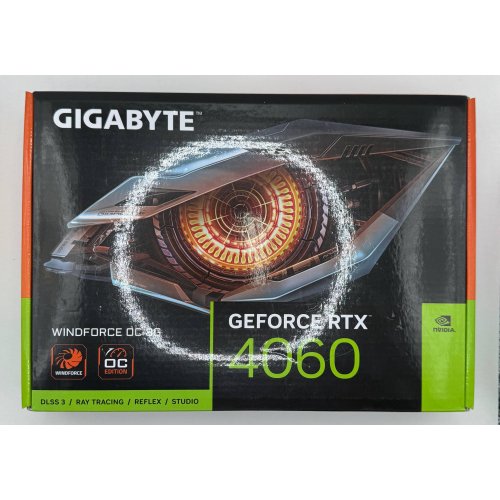 Відеокарта Gigabyte GeForce RTX 4060 Windforce OC 8192MB (GV-N4060WF2OC-8GD) (Відновлено продавцем, 872777) купити в Україні: Київ, Львів, Хмельницький, Тернопіль, Івано-Франківськ | Перевірка сумісності, низька ціна, відгуки, характеристики від TELEMART фото