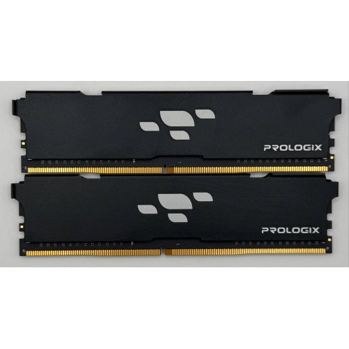 Озу Prologix DDR4 16GB (2x8GB) 3200Mhz Black (PRO16GB3200B4K) (Восстановлено продавцом, 872936) купить в Украине: Киев, Днепр, Харьков, Одесса  | Проверка совместимости, низкая цена, отзывы, характеристики от TELEMART фото