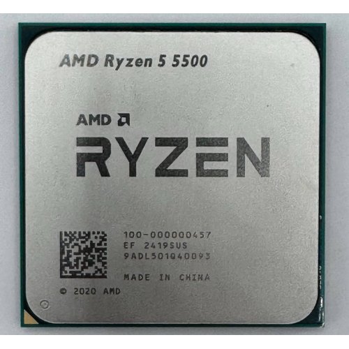 Процессор AMD Ryzen 5 5500 3.6(4.2)GHz 16MB sAM4 Tray (100-000000457) (Восстановлено продавцом, 872940) купить в Украине: Киев, Днепр, Харьков, Одесса  | Проверка совместимости, низкая цена, отзывы, характеристики от TELEMART фото