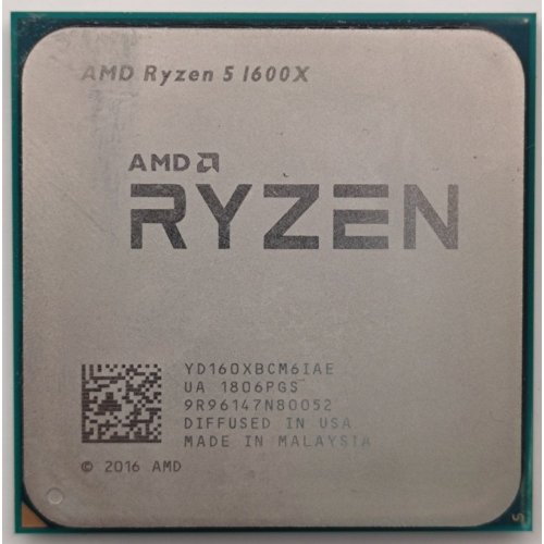 Процессор AMD Ryzen 5 1600X 3.6(4.0)GHz sAM4 Tray (YD160XBCM6IAE) (Восстановлено продавцом, 872957) купить в Украине: Киев, Днепр, Харьков, Одесса  | Проверка совместимости, низкая цена, отзывы, характеристики от TELEMART фото