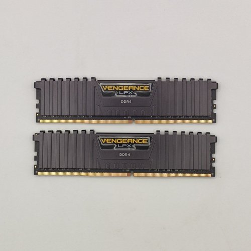Озу Corsair DDR4 16GB (2x8GB) 3200Mhz Vengeance LPX (CMK16GX4M2B3200C16) Black (Восстановлено продавцом, 872958) купить в Украине: Киев, Днепр, Харьков, Одесса  | Проверка совместимости, низкая цена, отзывы, характеристики от TELEMART фото