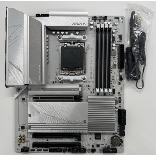 Материнська плата Gigabyte B650 AORUS ELITE AX ICE (sAM5, AMD B650) (Відновлено продавцем, 872964) купити в Україні: Київ, Львів, Хмельницький, Тернопіль, Івано-Франківськ | Перевірка сумісності, низька ціна, відгуки, характеристики від TELEMART фото