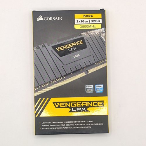 Озу Corsair DDR4 32GB (2x16GB) 3600Mhz Vengeance LPX Black (CMK32GX4M2D3600C18) (Восстановлено продавцом, 872976) купить в Украине: Киев, Днепр, Харьков, Одесса  | Проверка совместимости, низкая цена, отзывы, характеристики от TELEMART фото