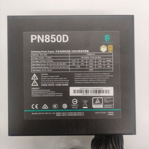 Блок питания Deepcool GAMER STORM PN850D 850W (R-PN850D-FC0B-JGEU-V2) (Восстановлено продавцом, 872978) купить в Украине: Киев, Днепр, Харьков, Одесса  | Проверка совместимости, низкая цена, отзывы, характеристики от TELEMART фото