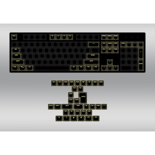 Комплект кейкапів HATOR Set of PBT Keycaps B-Part OMA Profile (HTS513) White купити в Україні: Київ, Львів, Хмельницький, Тернопіль, Івано-Франківськ | Низька ціна, відгуки, характеристики від TELEMART фото