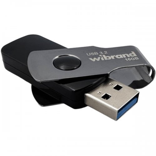 Накопитель Wibrand Lizard 16GB USB 3.2 Gen 1 (WI3.2/LI16P9B) Black купить в Украине: Киев, Днепр, Харьков, Одесса  | Низкая цена, отзывы, характеристики от TELEMART фото