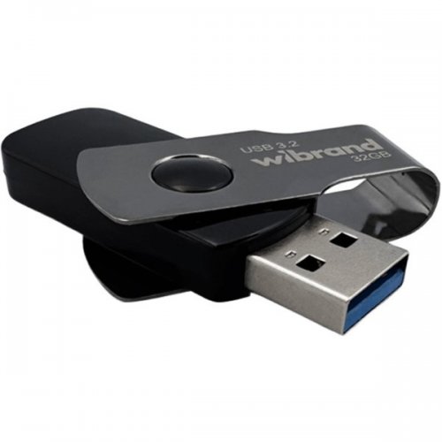 Накопитель Wibrand Lizard 32GB USB 3.2 Gen 1 (WI3.2/LI32P9B) Black купить в Украине: Киев, Днепр, Харьков, Одесса  | Низкая цена, отзывы, характеристики от TELEMART фото