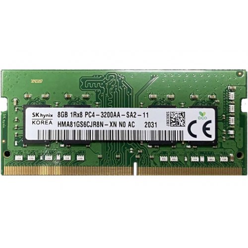 ОЗП Hynix DDR4 8GB 3200Mhz (HMA81GU6CJR8N-XN) купити в Україні: Київ, Львів, Хмельницький, Тернопіль, Івано-Франківськ | Перевірка сумісності, низька ціна, відгуки, характеристики від TELEMART фото