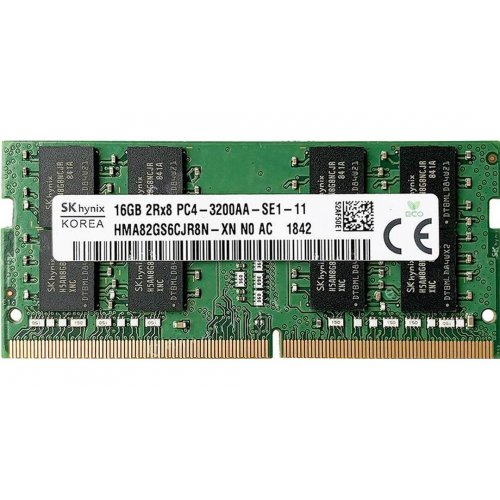 ОЗП Hynix SODIMM DDR4 16GB 3200Mhz (HMA82GS6CJR8N-XN) купити в Україні: Київ, Львів, Хмельницький, Тернопіль, Івано-Франківськ | Перевірка сумісності, низька ціна, відгуки, характеристики від TELEMART фото