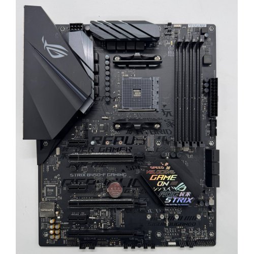 Материнская плата Asus ROG STRIX B450-F GAMING (sAM4, AMD B450) (Восстановлено продавцом, 873012) купить в Украине: Киев, Днепр, Харьков, Одесса  | Проверка совместимости, низкая цена, отзывы, характеристики от TELEMART фото