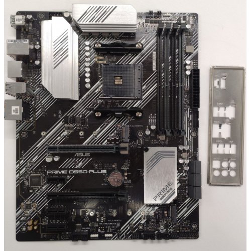 Материнская плата Asus PRIME B550-PLUS (sAM4, AMD B550) (Восстановлено продавцом, 873032) купить в Украине: Киев, Днепр, Харьков, Одесса  | Проверка совместимости, низкая цена, отзывы, характеристики от TELEMART фото
