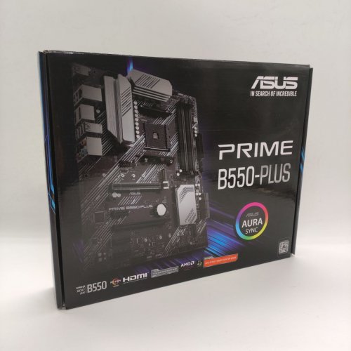 Материнская плата Asus PRIME B550-PLUS (sAM4, AMD B550) (Восстановлено продавцом, 873032) купить в Украине: Киев, Днепр, Харьков, Одесса  | Проверка совместимости, низкая цена, отзывы, характеристики от TELEMART фото