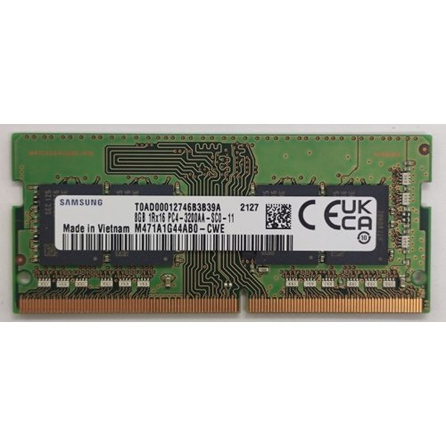 Озу Samsung SODIMM DDR4 8GB 3200Mhz (M471A1G44AB0-CWE) OEM (Восстановлено продавцом, 873039) купить в Украине: Киев, Днепр, Харьков, Одесса  | Проверка совместимости, низкая цена, отзывы, характеристики от TELEMART фото