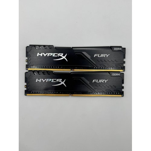 Озу HyperX DDR4 16GB (2x8GB) 3200Mhz Fury Black (HX432C16FB3K2/16) (Восстановлено продавцом, 873171) купить в Украине: Киев, Днепр, Харьков, Одесса  | Проверка совместимости, низкая цена, отзывы, характеристики от TELEMART фото