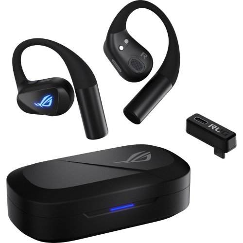 Наушники Asus ROG Cetra Open Wireless (90YH0450-BTUA00) Black купить в Украине: Киев, Днепр, Харьков, Одесса  | Низкая цена, отзывы, характеристики от TELEMART фото