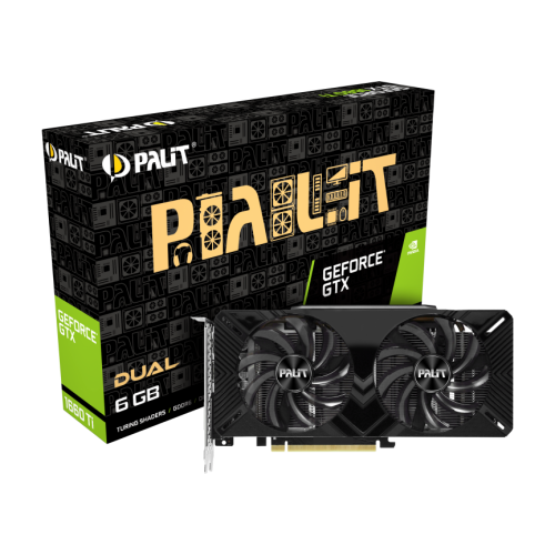 Видеокарта Palit GeForce GTX 1660 Ti Dual 6144MB (NE6166T018J9-1160C) (Восстановлено продавцом, 873232) купить в Украине: Киев, Днепр, Харьков, Одесса  | Проверка совместимости, низкая цена, отзывы, характеристики от TELEMART фото