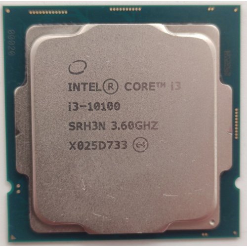 Процессор Intel Core i3-10100 3.6(4.3)GHz 6MB s1200 Tray (CM8070104291317) (Восстановлено продавцом, 873254) купить в Украине: Киев, Днепр, Харьков, Одесса  | Проверка совместимости, низкая цена, отзывы, характеристики от TELEMART фото
