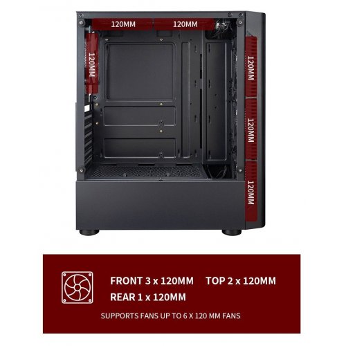 Корпус 1stPlayer D4-BK-4F1 без БП Black (Восстановлено продавцом, 873275) купить в Украине: Киев, Днепр, Харьков, Одесса  | Проверка совместимости, низкая цена, отзывы, характеристики от TELEMART фото