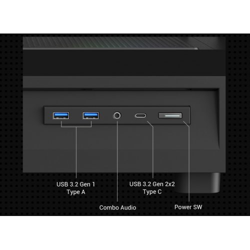 Корпус GAMEMAX NEX C51 Tempered Glass без БЖ Black купити в Україні: Київ, Львів, Хмельницький, Тернопіль, Івано-Франківськ | Перевірка сумісності, низька ціна, відгуки, характеристики від TELEMART фото