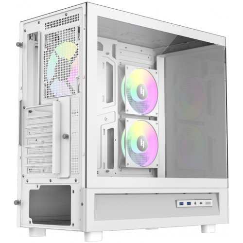 Корпус GAMEMAX NEX C51 Tempered Glass без БЖ White купити в Україні: Київ, Львів, Хмельницький, Тернопіль, Івано-Франківськ | Перевірка сумісності, низька ціна, відгуки, характеристики від TELEMART фото