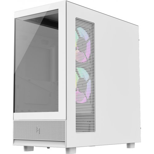 Корпус GAMEMAX NEX C51 Tempered Glass без БЖ White купити в Україні: Київ, Львів, Хмельницький, Тернопіль, Івано-Франківськ | Перевірка сумісності, низька ціна, відгуки, характеристики від TELEMART фото