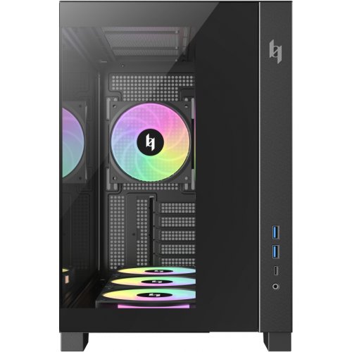 Корпус GAMEMAX NEX C33 Tempered Glass без БЖ Black купити в Україні: Київ, Львів, Хмельницький, Тернопіль, Івано-Франківськ | Перевірка сумісності, низька ціна, відгуки, характеристики від TELEMART фото