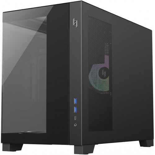 Корпус GAMEMAX NEX C33 Tempered Glass без БЖ Black купити в Україні: Київ, Львів, Хмельницький, Тернопіль, Івано-Франківськ | Перевірка сумісності, низька ціна, відгуки, характеристики від TELEMART фото