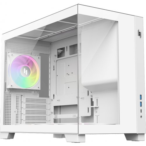 Корпус GAMEMAX NEX C33 Tempered Glass без БЖ White купити в Україні: Київ, Львів, Хмельницький, Тернопіль, Івано-Франківськ | Перевірка сумісності, низька ціна, відгуки, характеристики від TELEMART фото