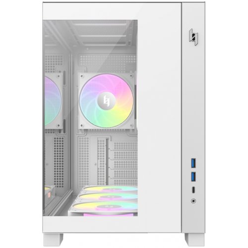 Корпус GAMEMAX NEX C33 Tempered Glass без БЖ White купити в Україні: Київ, Львів, Хмельницький, Тернопіль, Івано-Франківськ | Перевірка сумісності, низька ціна, відгуки, характеристики від TELEMART фото