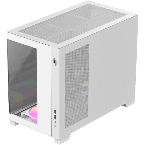 Корпус GAMEMAX NEX C33 Tempered Glass без БЖ White купити в Україні: Київ, Львів, Хмельницький, Тернопіль, Івано-Франківськ | Перевірка сумісності, низька ціна, відгуки, характеристики від TELEMART фото