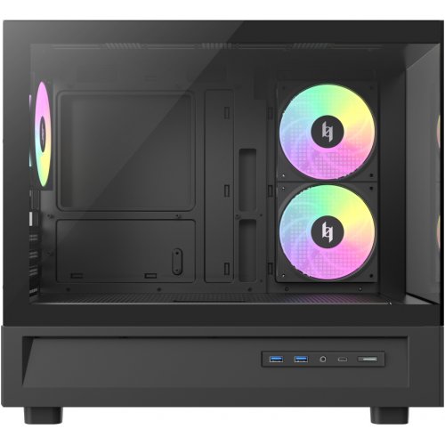 Корпус GAMEMAX NEX C31 Tempered Glass без БЖ Black купити в Україні: Київ, Львів, Хмельницький, Тернопіль, Івано-Франківськ | Перевірка сумісності, низька ціна, відгуки, характеристики від TELEMART фото