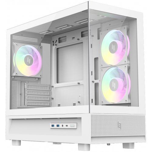 Корпус GAMEMAX NEX C31 Tempered Glass без БЖ White купити в Україні: Київ, Львів, Хмельницький, Тернопіль, Івано-Франківськ | Перевірка сумісності, низька ціна, відгуки, характеристики від TELEMART фото