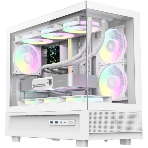 Корпус GAMEMAX NEX C31 Tempered Glass без БЖ White купити в Україні: Київ, Львів, Хмельницький, Тернопіль, Івано-Франківськ | Перевірка сумісності, низька ціна, відгуки, характеристики від TELEMART фото
