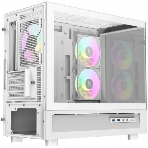 Корпус GAMEMAX NEX C31 Tempered Glass без БЖ White купити в Україні: Київ, Львів, Хмельницький, Тернопіль, Івано-Франківськ | Перевірка сумісності, низька ціна, відгуки, характеристики від TELEMART фото