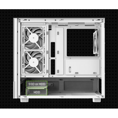 Корпус GAMEMAX NEX C31 Tempered Glass без БЖ White купити в Україні: Київ, Львів, Хмельницький, Тернопіль, Івано-Франківськ | Перевірка сумісності, низька ціна, відгуки, характеристики від TELEMART фото