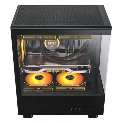 Корпус DarkFlash DB330M без БП Black купить в Украине: Киев, Днепр, Харьков, Одесса  | Проверка совместимости, низкая цена, отзывы, характеристики от TELEMART фото