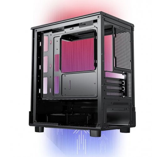 Корпус DarkFlash DB330M без БП Black купить в Украине: Киев, Днепр, Харьков, Одесса  | Проверка совместимости, низкая цена, отзывы, характеристики от TELEMART фото