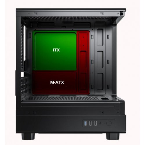 Корпус DarkFlash DB330M без БП Black купить в Украине: Киев, Днепр, Харьков, Одесса  | Проверка совместимости, низкая цена, отзывы, характеристики от TELEMART фото