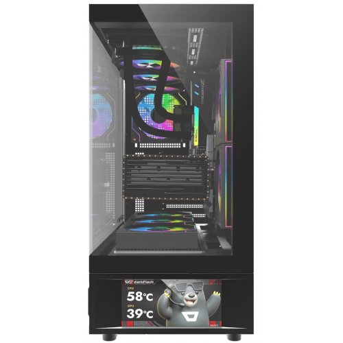 Корпус DarkFlash DS950V без БП Black купить в Украине: Киев, Днепр, Харьков, Одесса  | Проверка совместимости, низкая цена, отзывы, характеристики от TELEMART фото