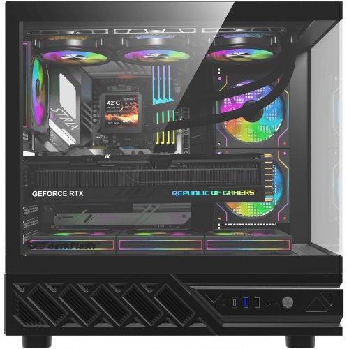 Корпус DarkFlash DS950V без БП Black купить в Украине: Киев, Днепр, Харьков, Одесса  | Проверка совместимости, низкая цена, отзывы, характеристики от TELEMART фото