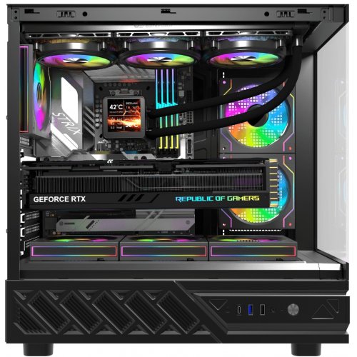 Корпус DarkFlash DS950V без БП Black купить в Украине: Киев, Днепр, Харьков, Одесса  | Проверка совместимости, низкая цена, отзывы, характеристики от TELEMART фото