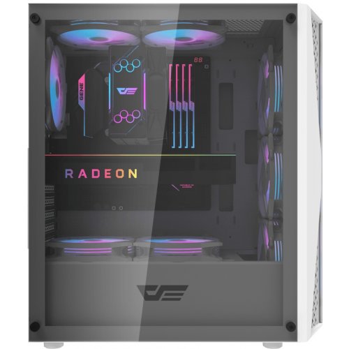 Корпус DarkFlash DK352 Plus без БП White купить в Украине: Киев, Днепр, Харьков, Одесса  | Проверка совместимости, низкая цена, отзывы, характеристики от TELEMART фото